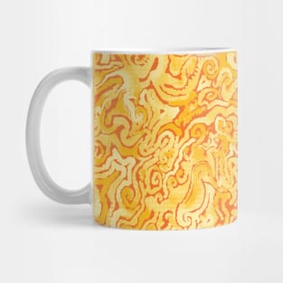 Marigold Seahorse Spirals Mug